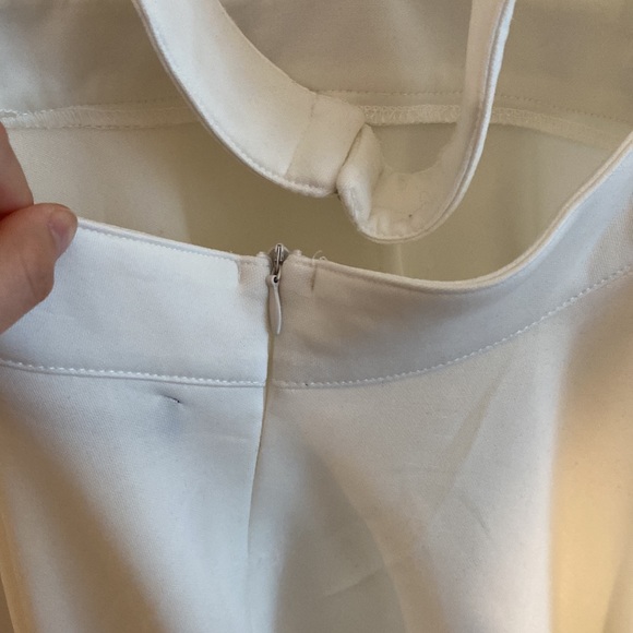 Halter midi white dress - Picture 4 of 6